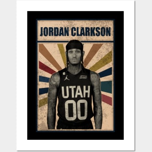 Utah Jazz Jordan Clarkson Posters and Art